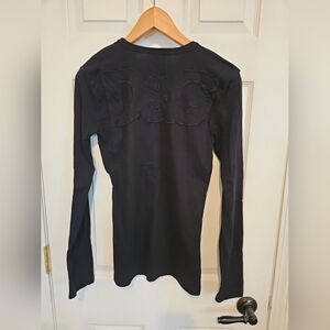 Dolce & Gabbana Vintage Rare Men's  Longsleeve Tshirt Black Small Retails $695